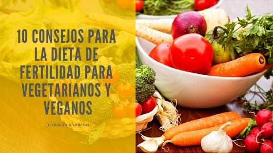 vegetariano vegano fetilidad