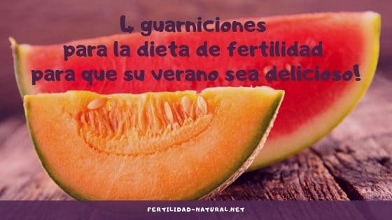 guarniciones dieta fertilidad